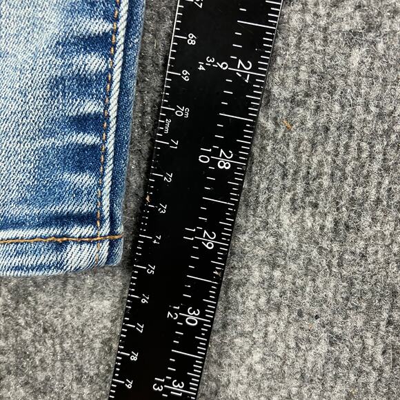 Gap Always Skinny Jeans Womens 24R Blue Distressed Stretch Casual High Rise - Picture 3 of 10